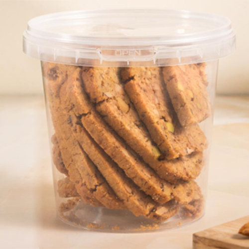 Transparent Tamper Proof Round Container For Food Industry - Feature: Harmless