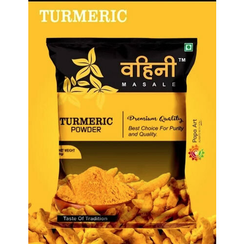 16Gm Vahini Turmeric Powder 10 Rs Mrp - Color: Yellow