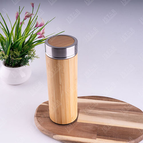 Bamboo Vacuum Insulated Bottle
