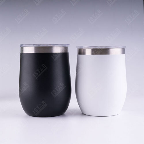 NE 38 Stainless Steel W ine Tumbler With Lid