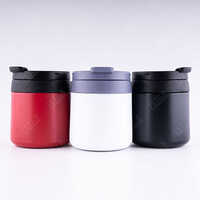 Ne 39 Stainless Steel Insulated Cup With Handle Lid - Capacity: 350 Milliliter (ml)