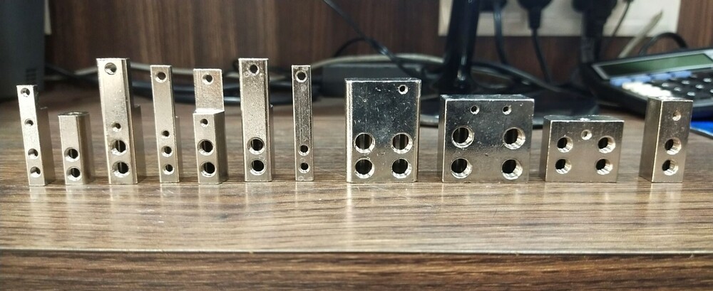 Brass Current Terminal Connectors - Brass Extruded Rod Lightweight & Compact Design | Iso Metric Threads Nickle Plated Or Custom Finish Options