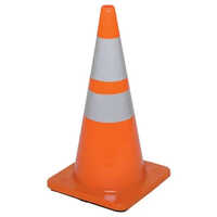 Reflective Traffic Cone - Color: Orange