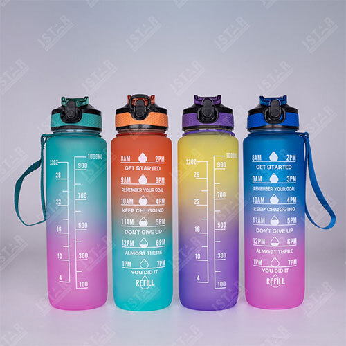 NE 21 Motivational Quotes Sports Water Bottle