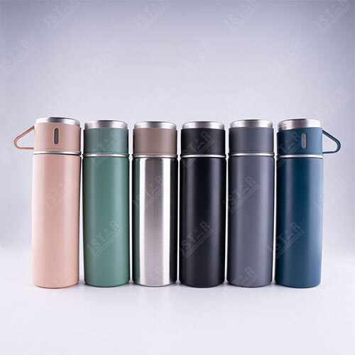 Ne 40 Vacuum Flask Gift Set - Capacity: 500 Milliliter (Ml)