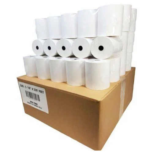 Thermal Paper Billing Rolls - Color: White