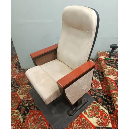 White Cinema Hall Chair