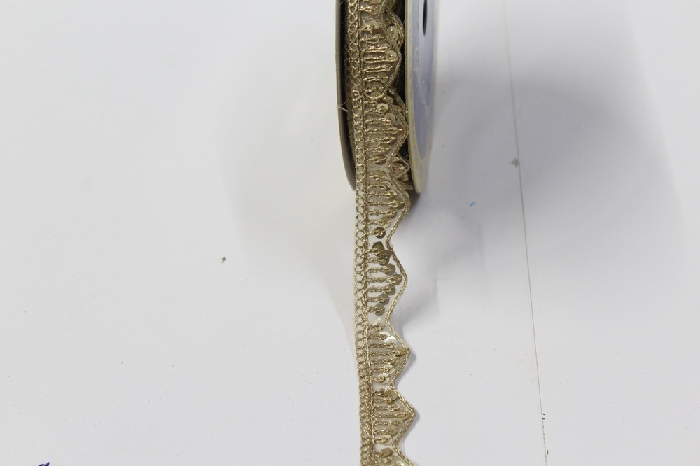 Fancy Golden Embroidery Lace