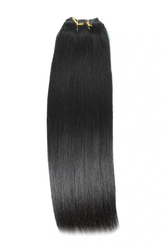 Double Drawn Straight Hair Bundles Smooth Finish Wefts human hair extensions