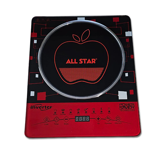 Apple Dual Zone Electric Cooktop Induction - Color: Red