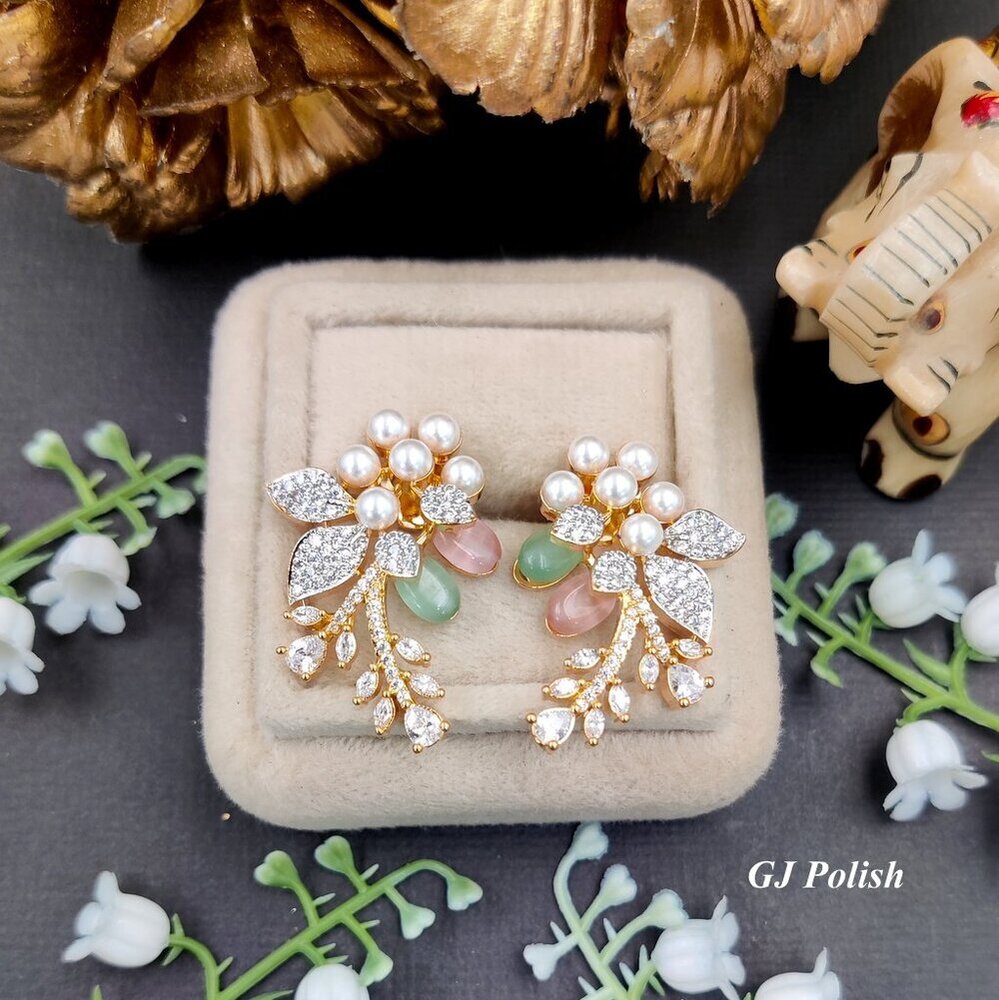 AD Pearl Beaded Classic Tops