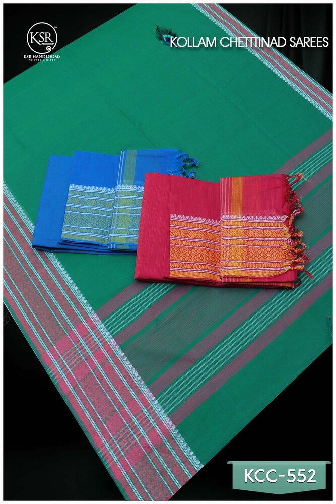 KOLLAM CHETTINADU COTTON SAREE
