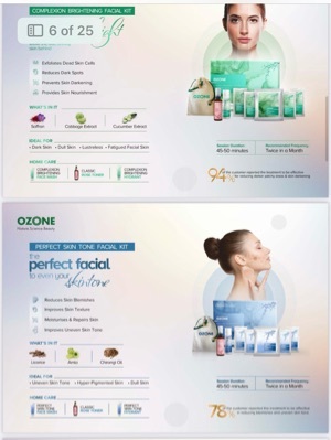 Ozone facial kit
