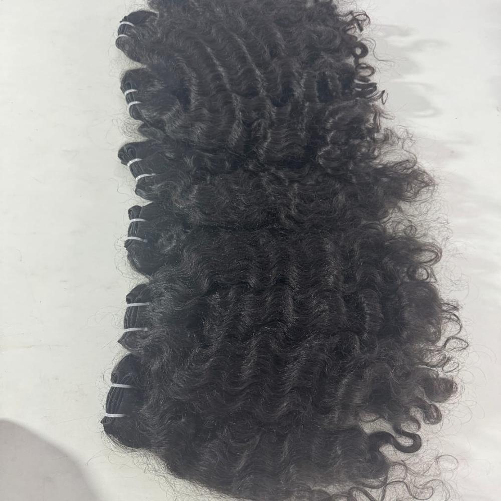 Loose Human Curly Hair - Color: Black