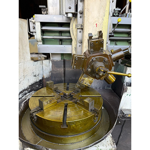 Vertical Turret Lathe Machine - Mild Steel, 240 Volt, White Finish | Automatic Operation, Frequency Speed Control, High Performance