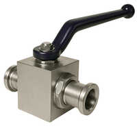 High Pressure Ball Valves With Split Flange - Color: As Per Availability