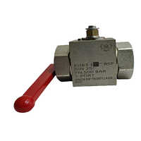 L Port 3 Way Ball Valve - Color: As Per Availability