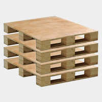 Ply Wood Pallet - Color: Natural Brown