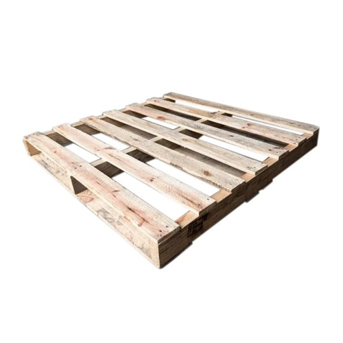 Two Way Wooden Pallet - Color: Natural Brown