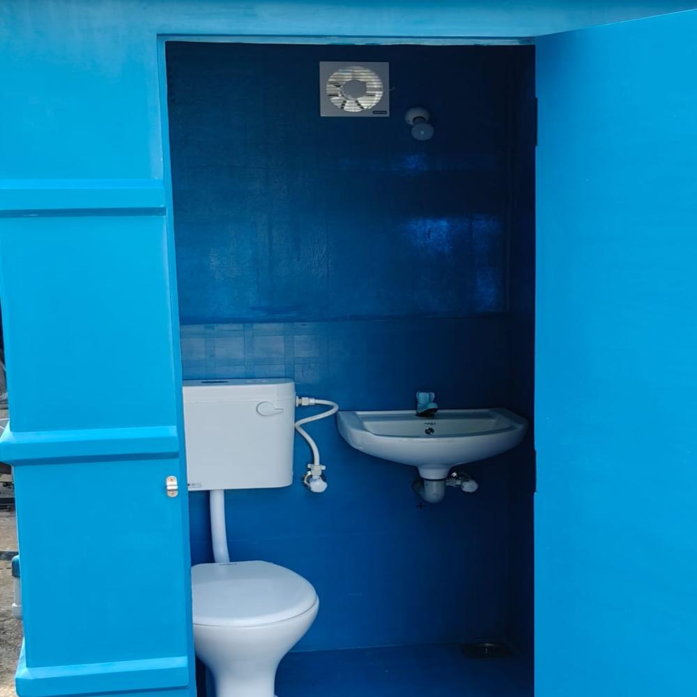 Portable Toilets - Color: Grey