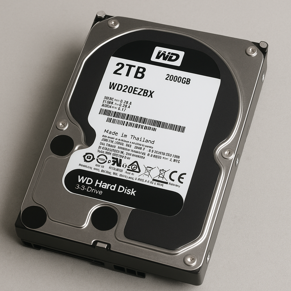 Wd 2tb Hard disk desktop laptop and survillance  