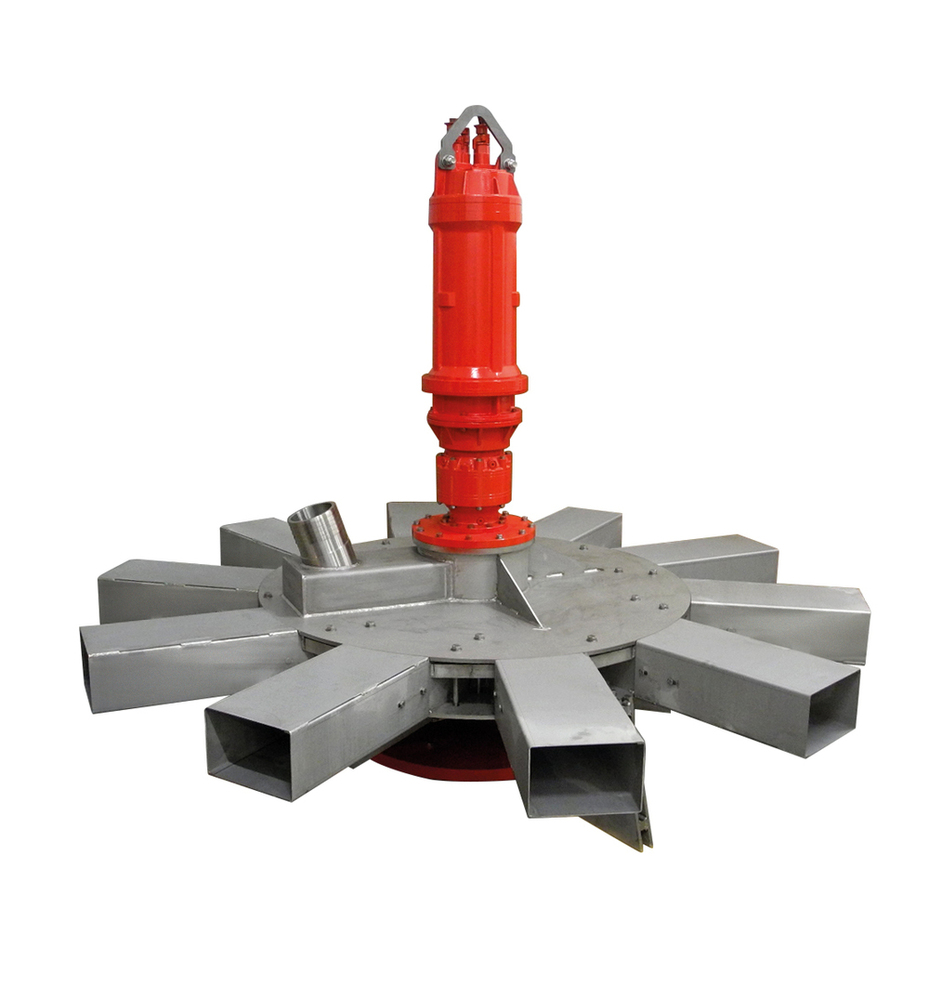 Submersible Aerator - Color: Red Silver