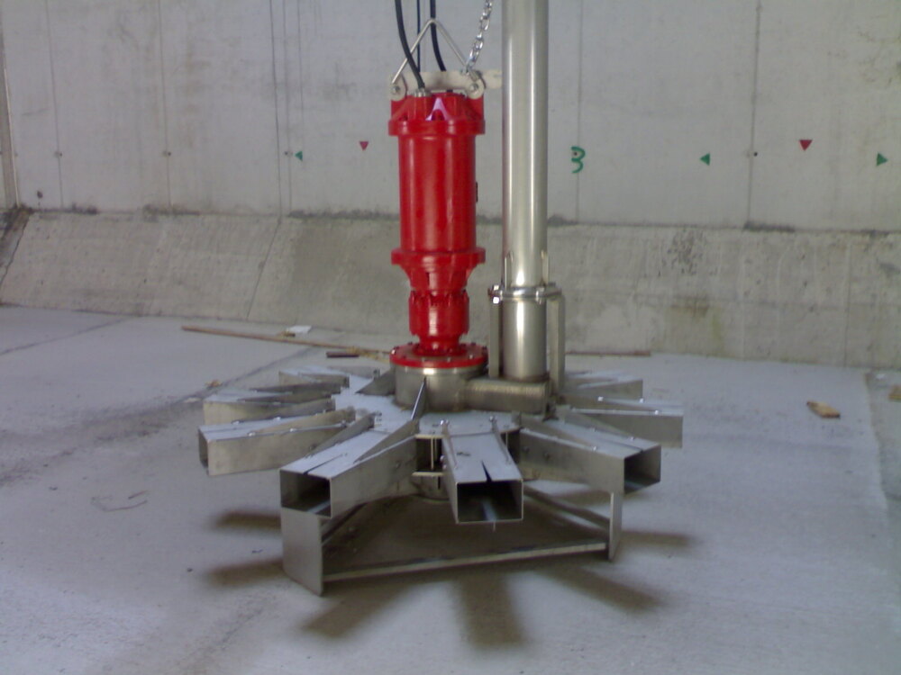 Submersible Aerator - Color: Red Silver