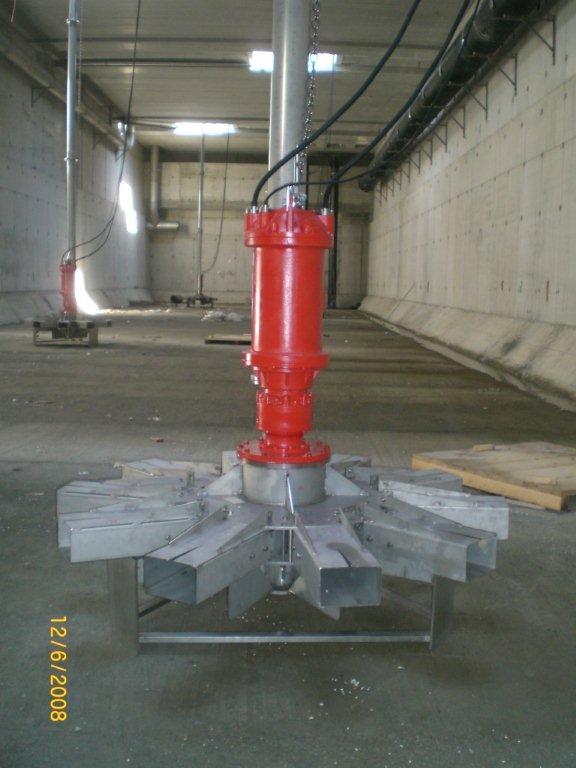 Submersible Aerator - Color: Red Silver