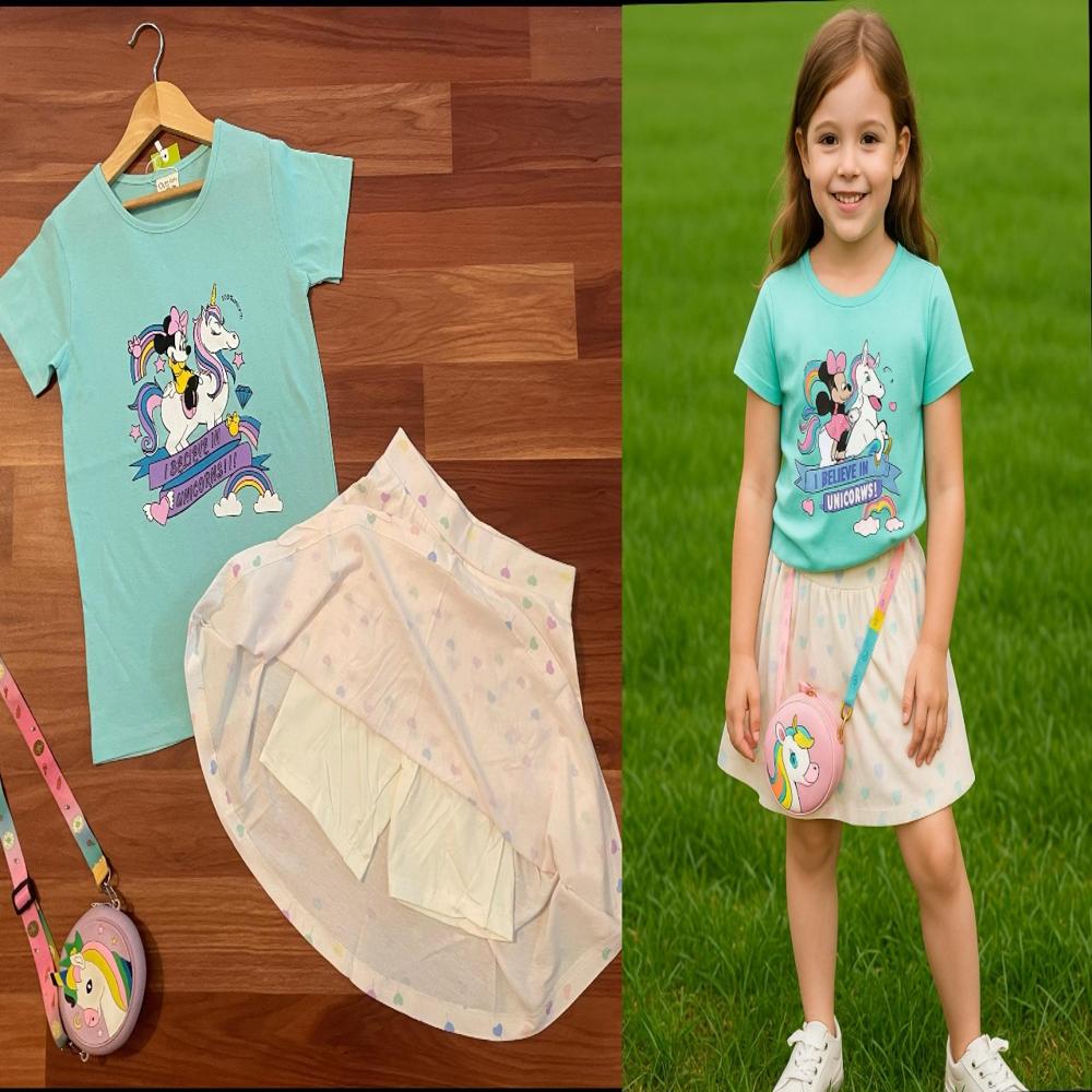 Girls top & skirt set 