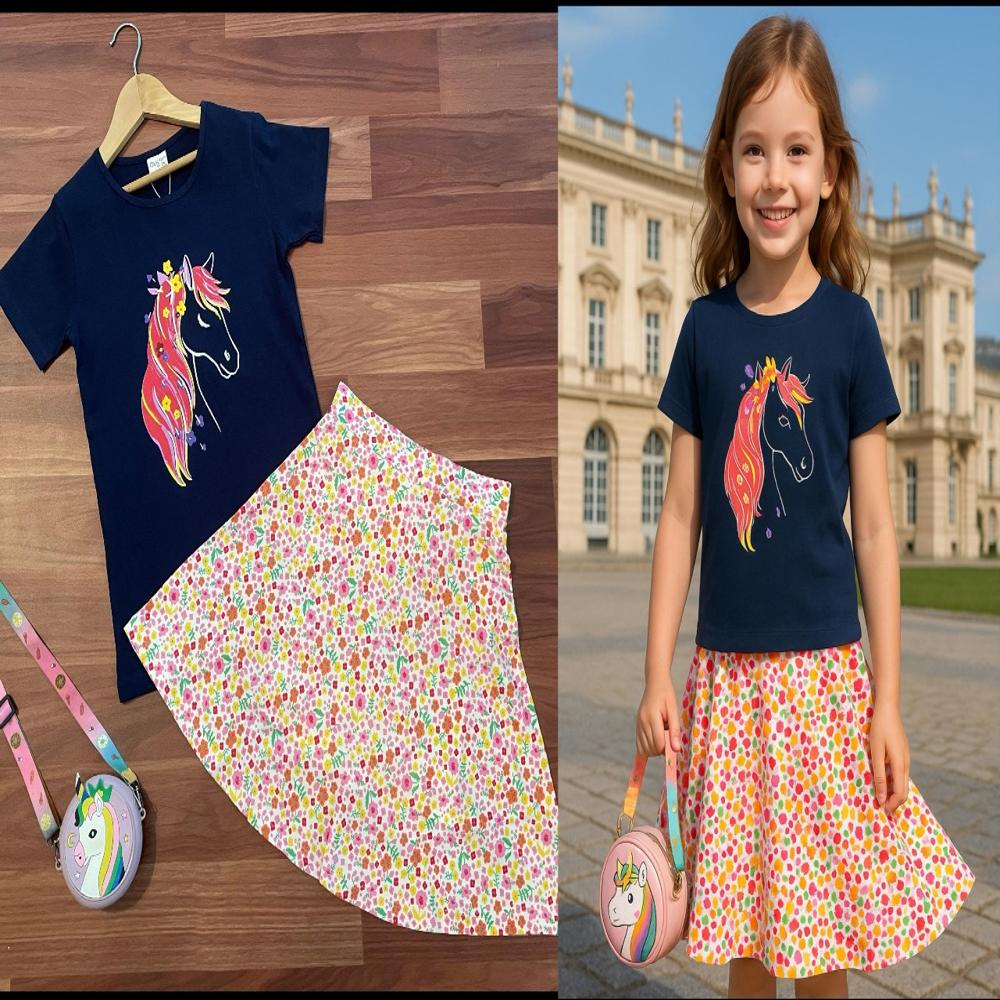 Girls top & skirt set 