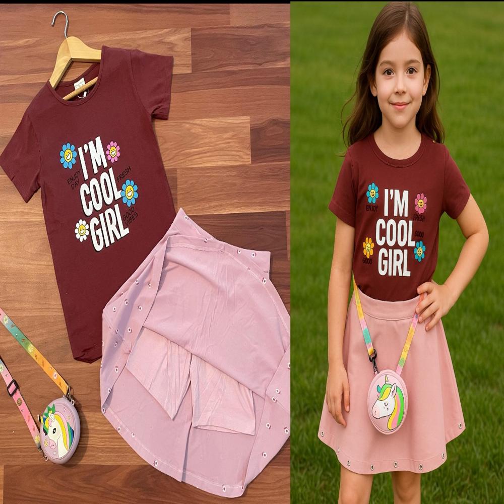 Girls top & skirt set 
