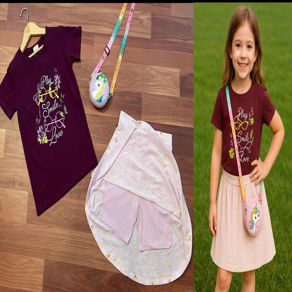 Girls top & skirt set 
