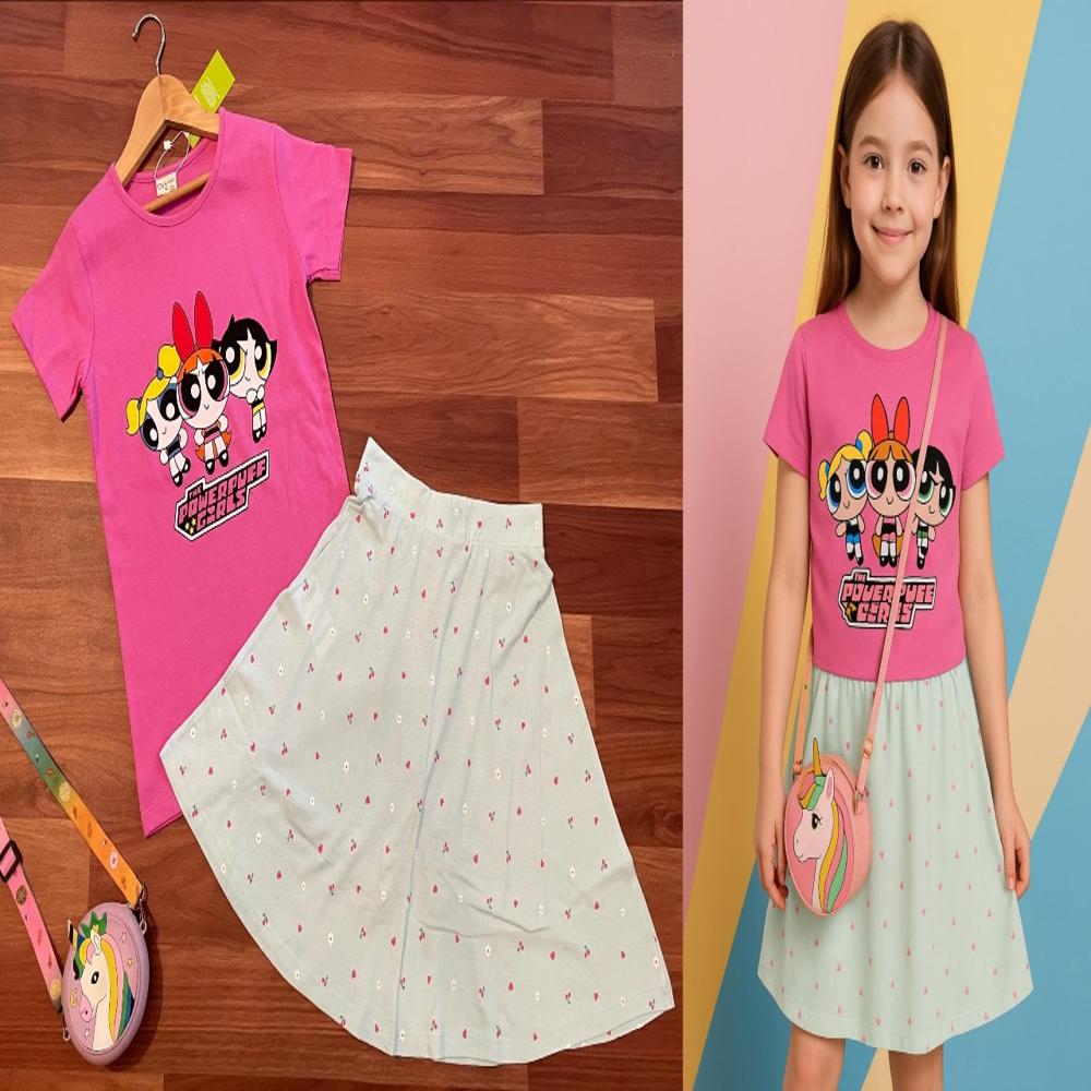 Girls top & skirt set 