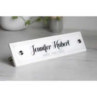 Acrylic Table Name Plate
