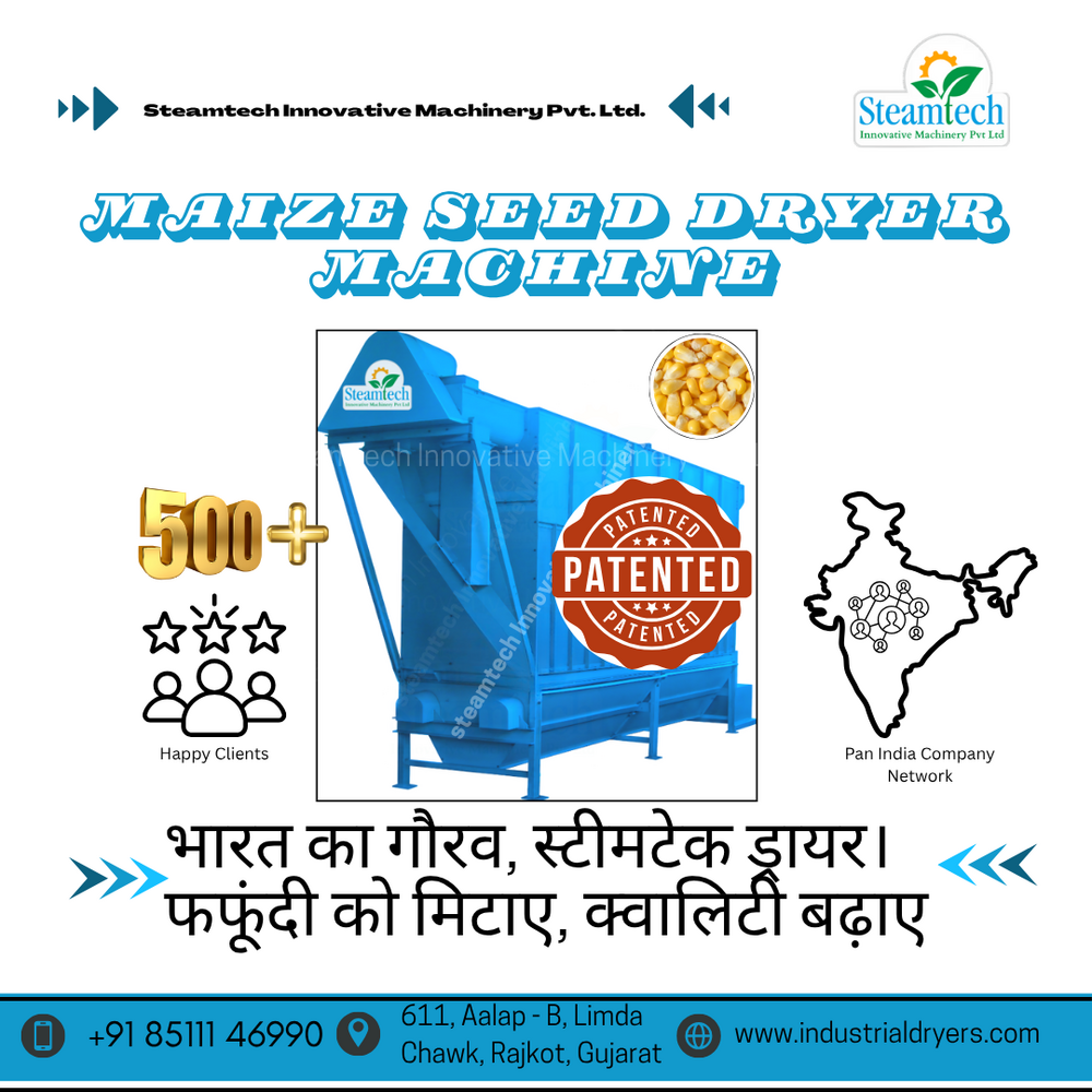 Maize Seed Dryer Machine