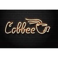 Led Neon Sign Board - Durable Acrylic Material, Standard Size, Bright White Color | Waterproof, Electric-powered For Consistent Illumination