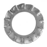 Star Washer (serrated Washer) - Color: Silver