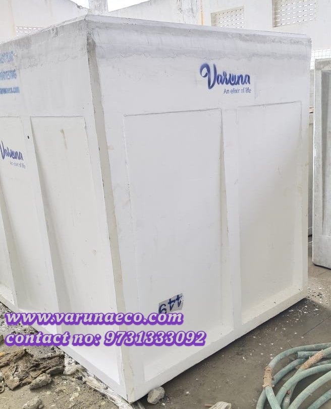 Cement tank for fish