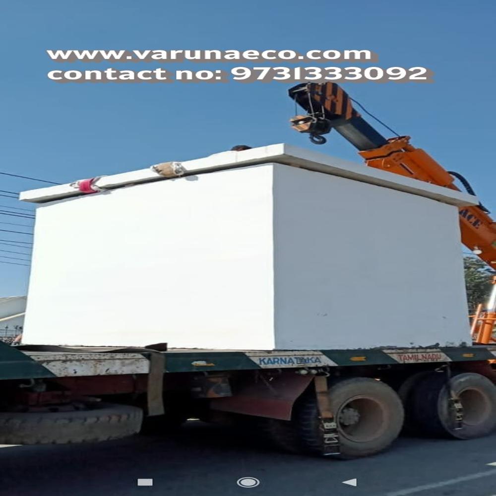 Cement tank for fish