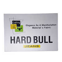 Denim Pu Label - Coating Type: Coated