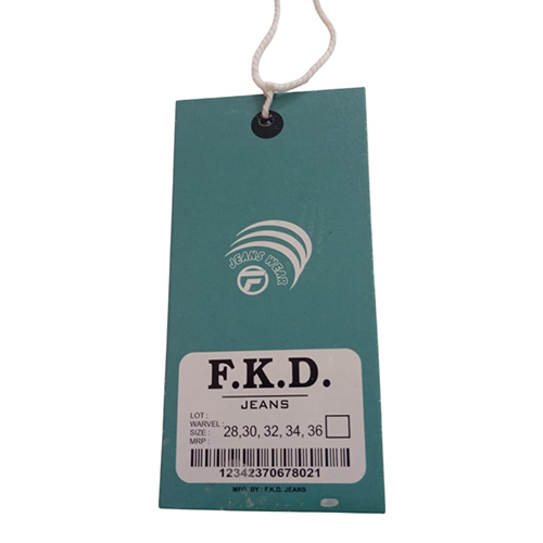 Jeans Craft Paper Tag - Color: Different Available