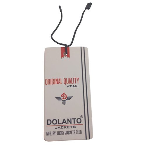 Paper Designer Cloth Hang Tag - Coating Type: Coated