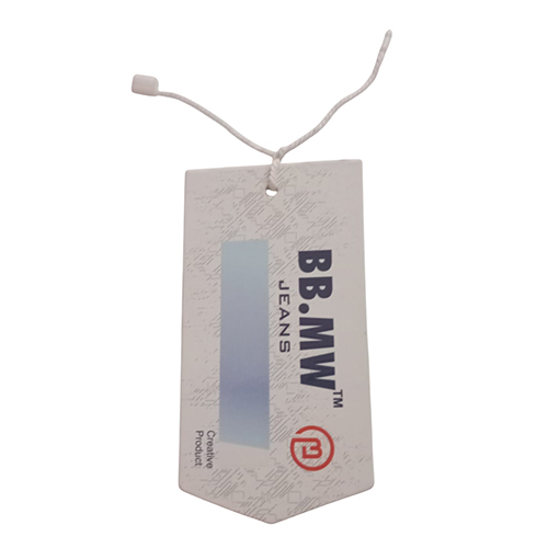 Paper Hanging Jeans Tag - Coating Type: Coated