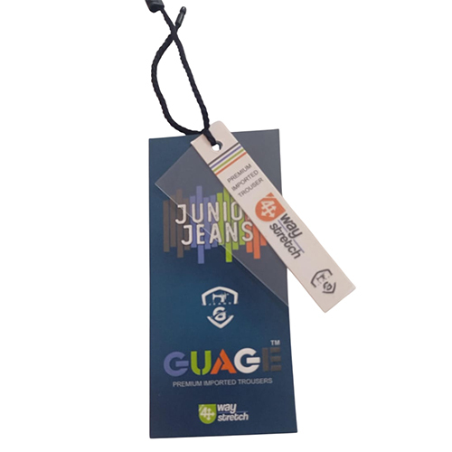 Hard Paper Denim Jeans Tag - Color: Different Available