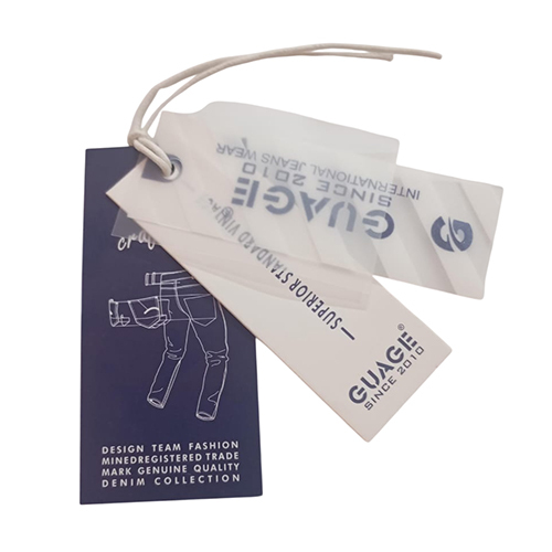 Cardboard Printed Clothing Hang Tag - Color: Different Available