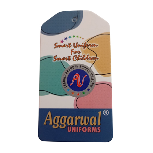 Kids Jeans Hang Tag - Coating Type: Coated