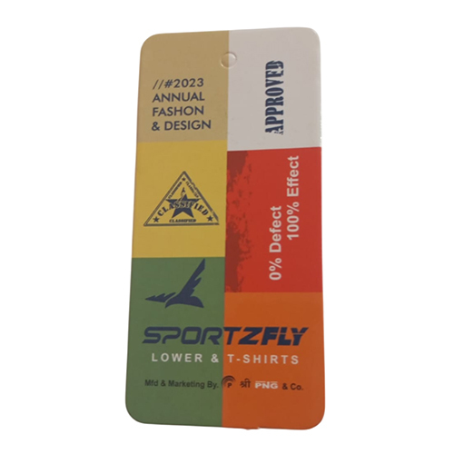 Garments Kraft Paper Tag - Color: Different Available