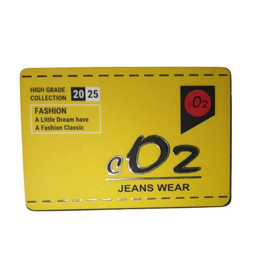 Kraft Paper Denim Jeans Tag - Coating Type: Coated