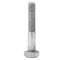 Half Thread Hex Bolt - Stainless Steel, 1-5 Inch Length, Silver Color | High Grade, Standard Size, Ideal For Industrial Applications