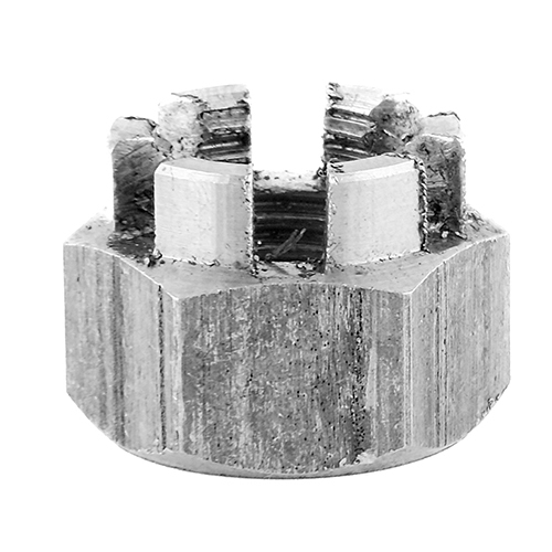 Castle Nut - Color: Silver